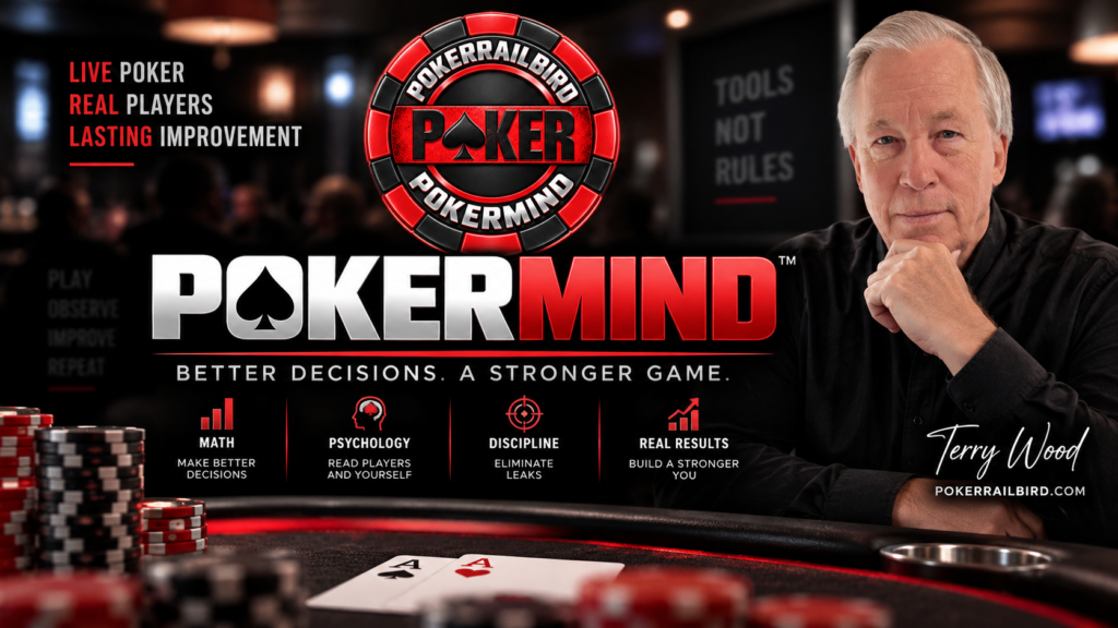 Introducing PokerMind, a player-driven poker development system for live No-Limit Hold'em cash-game players.