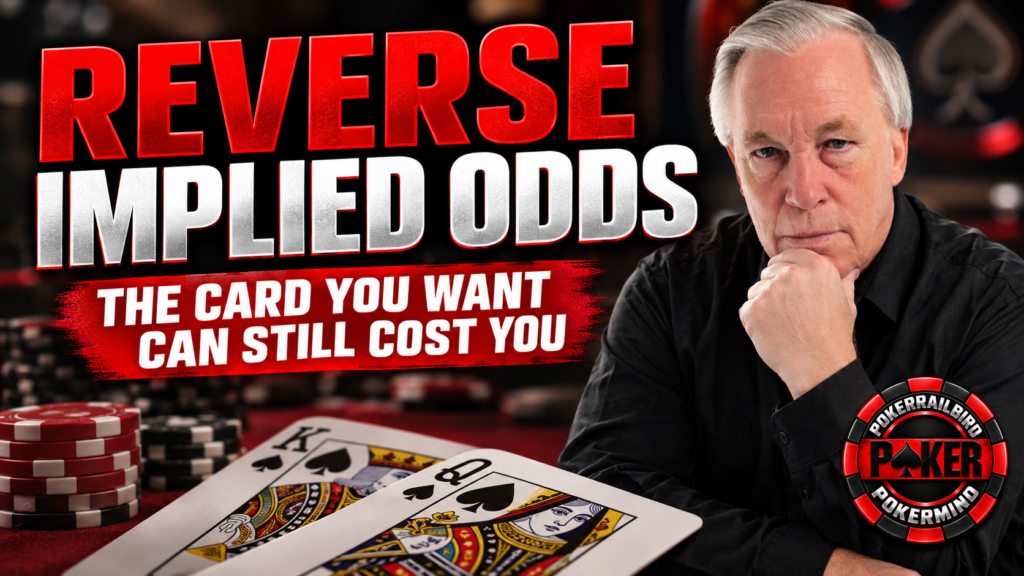 Reverse Implied Odds in poker showing a player considering the risk of improving to a second-best hand.