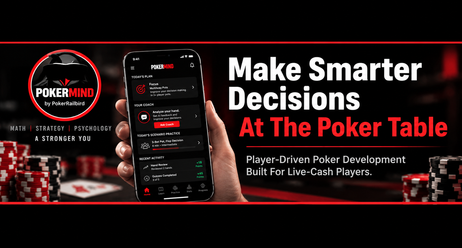 PokerMind player-driven poker development built for live cash-game players